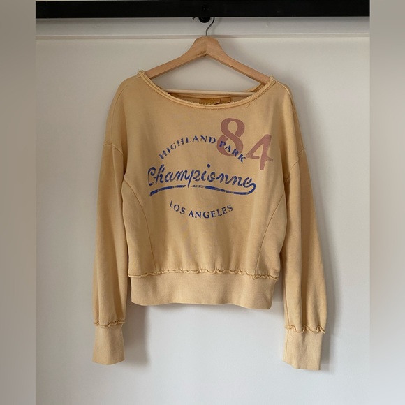 Anthropologie Maeve Highland Park Los Angels Pullover Sweatshirt - Picture 6 of 6